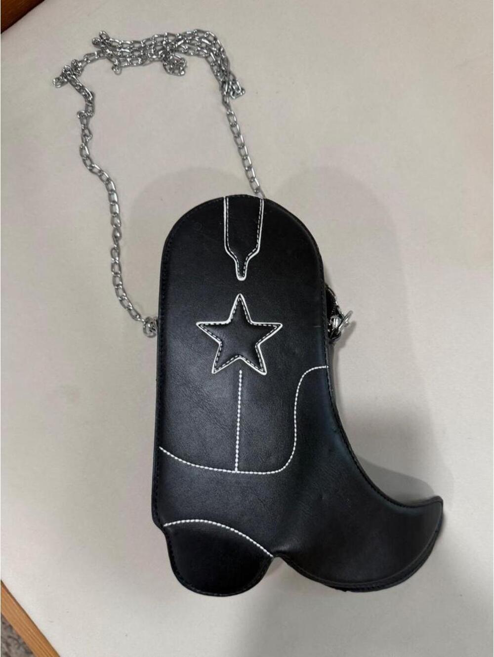 Women's Black boot Bag